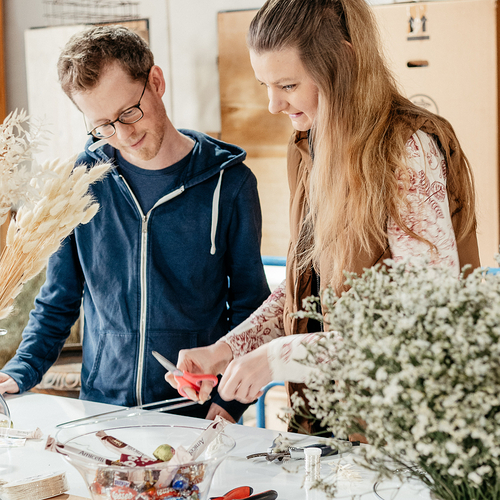 Loops wickeln Floristik-Kurs